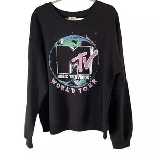 MTV World Tour Retro Graphic Sweatshirt